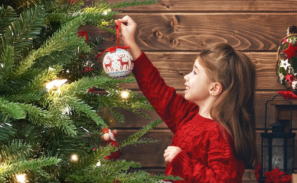 4ft PE PVC Hybrid Automatic Tree Steel Wire Wire Artificial Christmas Tree