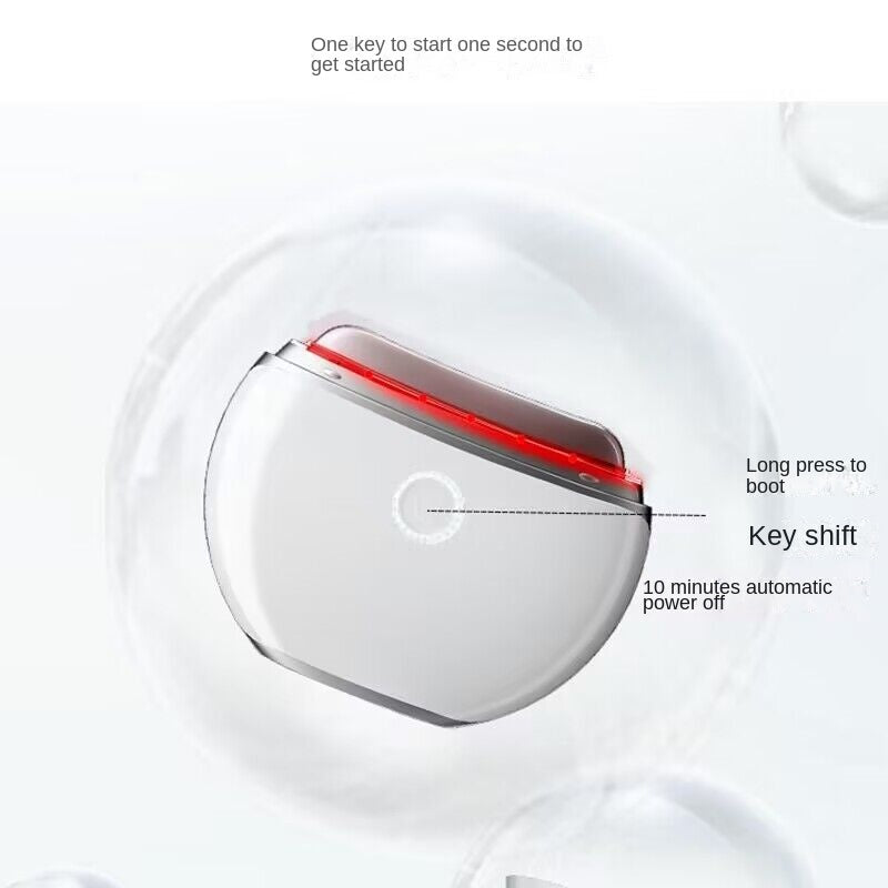 Electric Scraping Machine Facial Massager Heating Vibration Color Light Microcurrent Lifting Tightening Neck