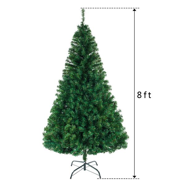 8FT Christmas Tree With 1138 Branches
