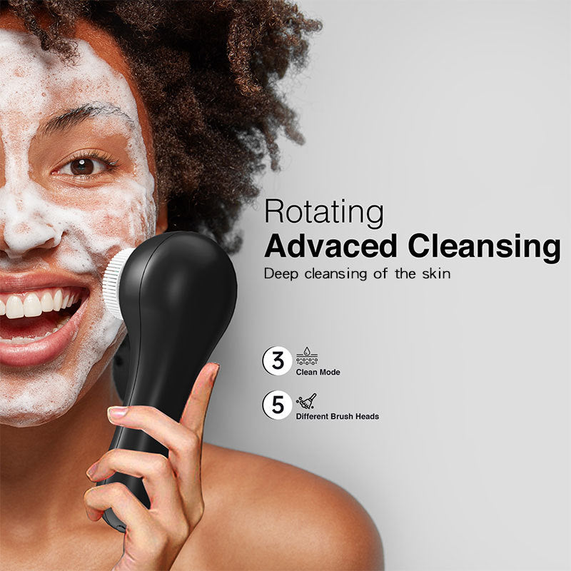 Electric facial brush for removing makeup and blackheads portable beauty tool multifunctional facial cleanser