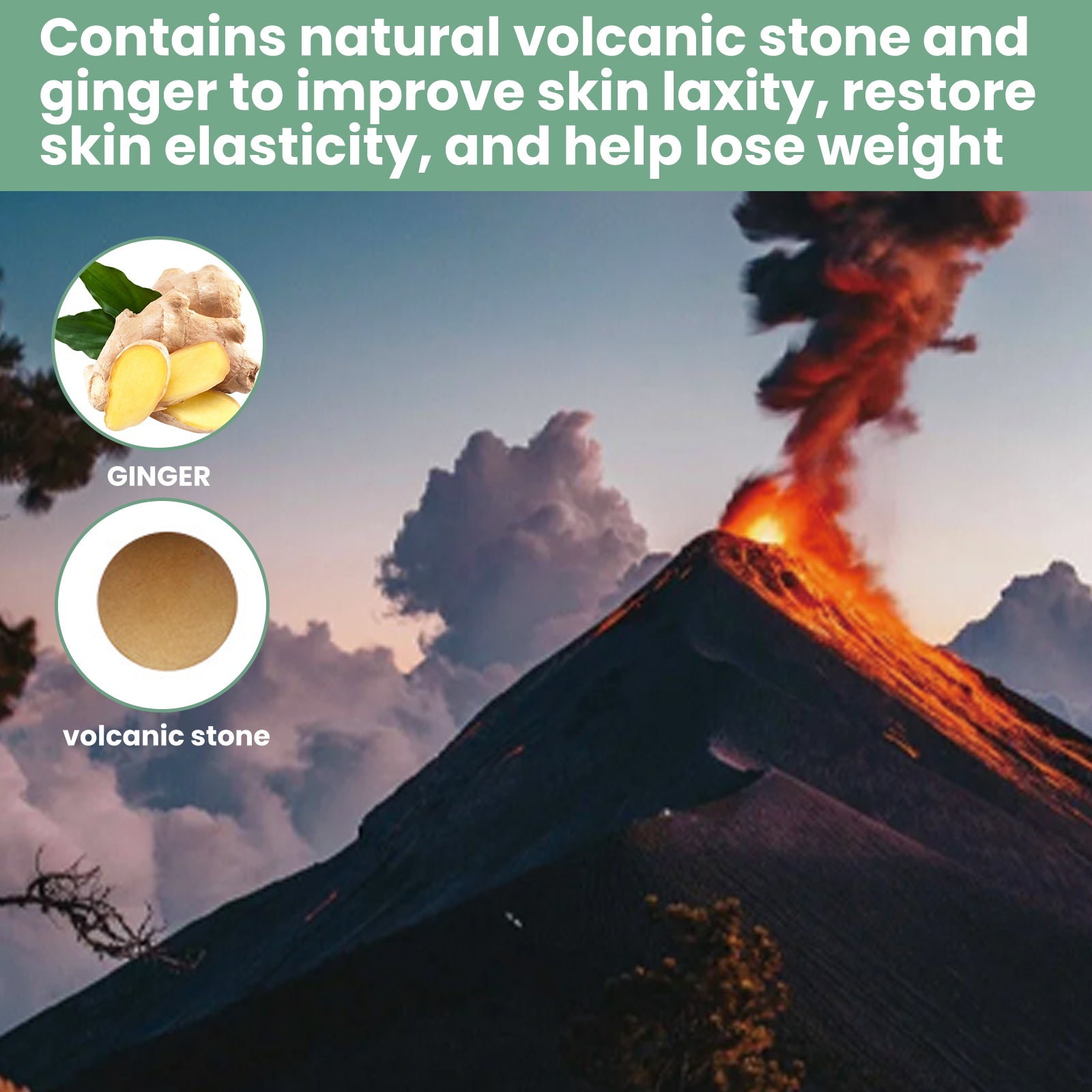 EELHOE Volcanic Stone Body Shaping Ball, Massage The Body To Lift The Muscles To Tighten The Belly Beauty Slimming Ball