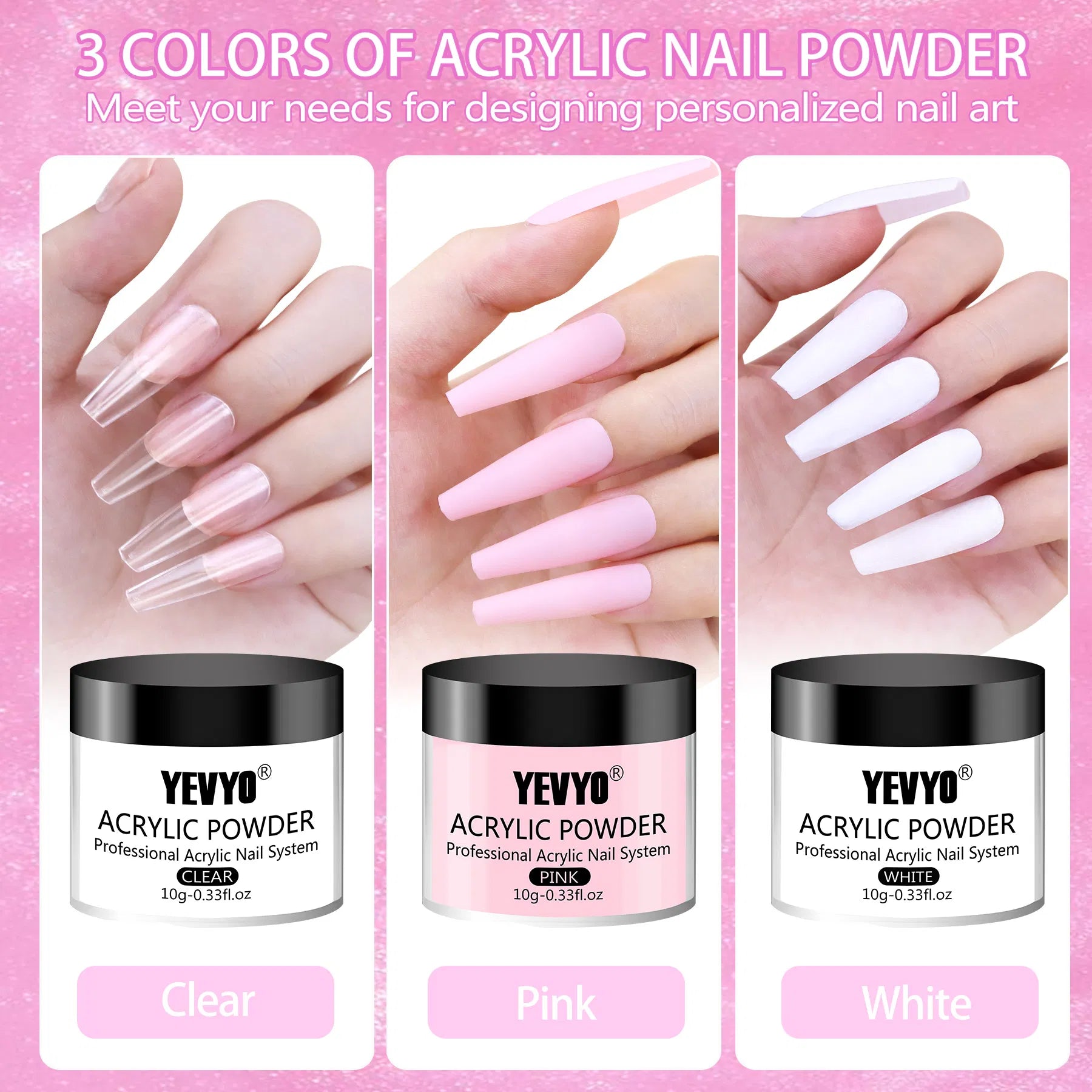 Acrylic Nail Kit, 24 Color Glitter Acrylic Powder Monomer Liquid Set, Nail Kit Set Professional With Everything Acrylic Brushes And 200 Pcs Nail Tips For Extension Beginner